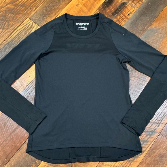 YETI TURQ Air Long Sleeve Jersey Black Men’s Size S | Performance MTB Base Layer - Picture 2 of 9